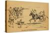 John Wesley Hardin in a Fight That Killed 5 Mexican Vaqueros, 1871-null-Stretched Canvas