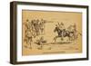 John Wesley Hardin in a Fight That Killed 5 Mexican Vaqueros, 1871-null-Framed Art Print