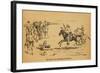 John Wesley Hardin in a Fight That Killed 5 Mexican Vaqueros, 1871-null-Framed Art Print