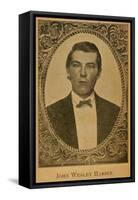 John Wesley Hardin in Portrait from His Book, Life of John Wesley Hardin, 1896-null-Framed Stretched Canvas