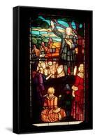 John Wesley Preaching the Gospels in England, circa 1890-null-Framed Stretched Canvas