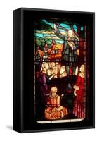 John Wesley Preaching the Gospels in England, circa 1890-null-Framed Stretched Canvas