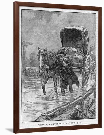 John Wesley's Carriage-null-Framed Art Print
