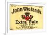 John Wieland's Extra Pale Lager Beer-null-Framed Premium Giclee Print