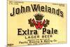 John Wieland's Extra Pale Lager Beer-null-Mounted Premium Giclee Print
