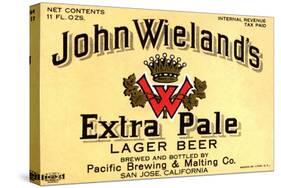 John Wieland's Extra Pale Lager Beer-null-Stretched Canvas