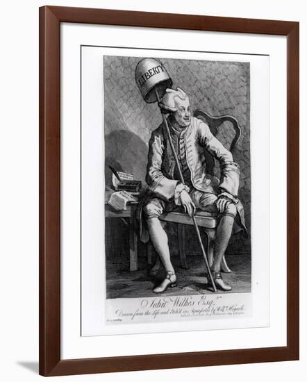 John Wilkes 1763-William Hogarth-Framed Giclee Print