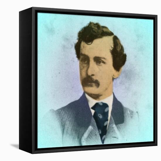 John Wilkes Booth, Assassin-Science Source-Framed Stretched Canvas