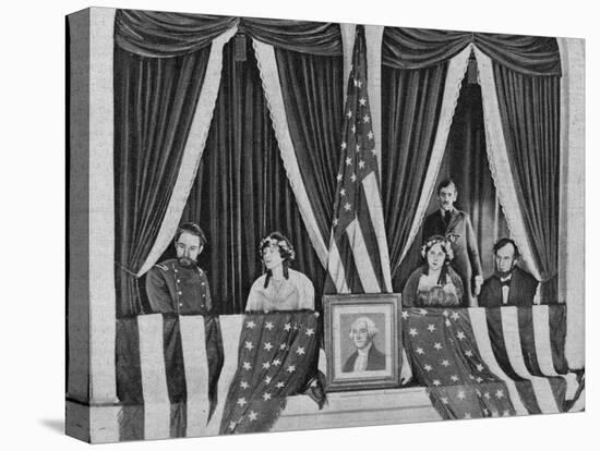 John Wilkes Booth Enters Lincoln's Box-null-Stretched Canvas