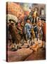 John Wilkes, Seen Here Returning from Paris, Being Saved from Arrest by a Mob of Citizens-C.l. Doughty-Stretched Canvas