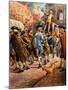 John Wilkes, Seen Here Returning from Paris, Being Saved from Arrest by a Mob of Citizens-C.l. Doughty-Mounted Giclee Print