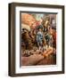 John Wilkes, Seen Here Returning from Paris, Being Saved from Arrest by a Mob of Citizens-C.l. Doughty-Framed Giclee Print