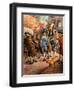 John Wilkes, Seen Here Returning from Paris, Being Saved from Arrest by a Mob of Citizens-C.l. Doughty-Framed Giclee Print