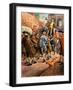 John Wilkes, Seen Here Returning from Paris, Being Saved from Arrest by a Mob of Citizens-C.l. Doughty-Framed Giclee Print