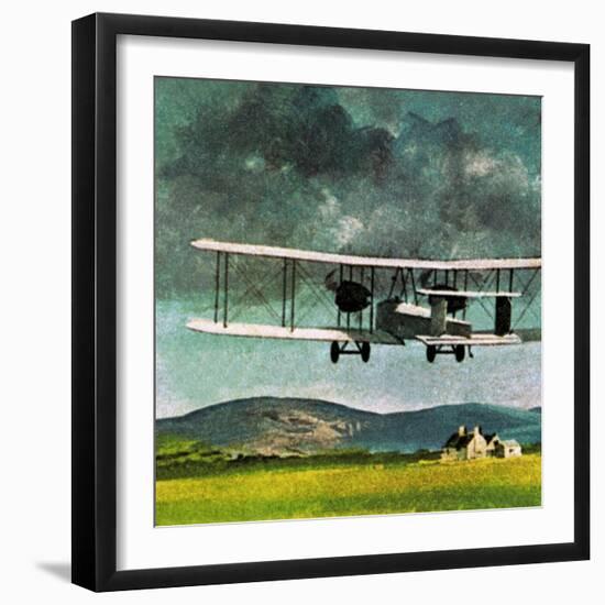 John William Alcock and Arthur Whitten Brown Who Flew across the Atlantic-English School-Framed Giclee Print