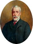 Portrait of J.Whiteley Ward MP, c.1910-John William Brooke-Framed Stretched Canvas