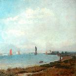 Portsmouth Harbour, 1907-John William Buxton Knight-Stretched Canvas