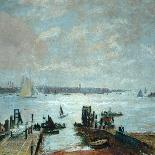 Portsmouth Harbour, 1907-John William Buxton Knight-Giclee Print
