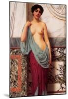 John William Godward At the Thermae Art Print Poster-null-Mounted Poster