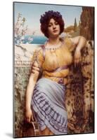 John William Godward Ionian Dancing Girl Art Print Poster-null-Mounted Poster