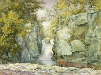 Fawn's Leap, Catskill Mountains, 1867 (W/C on Paper)-John William Hill-Mounted Giclee Print