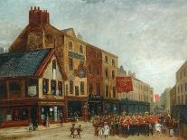 Halifax Street Scene, 1890-John William Oates-Framed Giclee Print