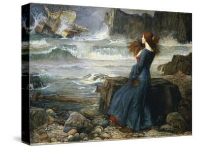 Study for /'/'Echo and Narcussis/' JOHN WILLIAM WATERHOUSE Pre-Raphaelite Poster