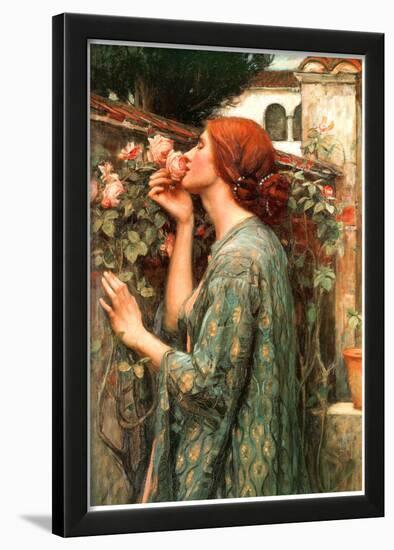 John William Waterhouse My Sweet Rose Art Print Poster-null-Framed Poster