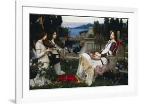 John William Waterhouse Saint Cecilia-null-Framed Art Print