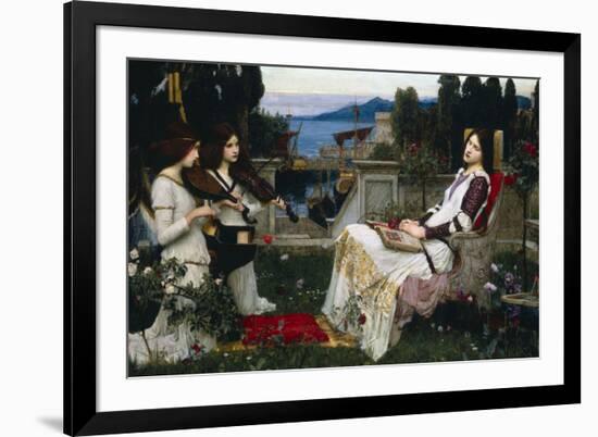 John William Waterhouse Saint Cecilia-null-Framed Art Print