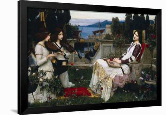 John William Waterhouse Saint Cecilia-null-Framed Art Print