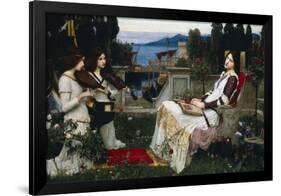 John William Waterhouse Saint Cecilia-null-Framed Art Print