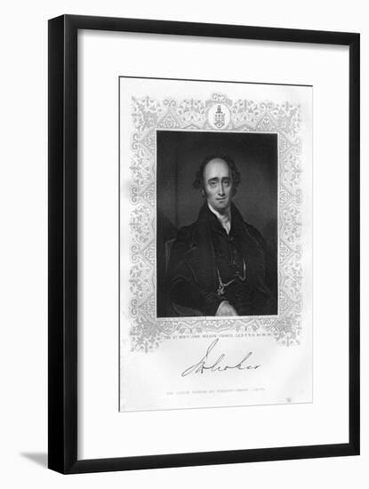 John Wilson Croker (1780-185), Irish Statesman and Author, 19th Century-TH Parry-Framed Giclee Print