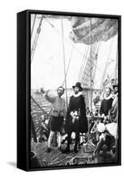 John Winthrop aboard the Arabella-null-Framed Stretched Canvas