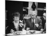 John with Bricker and His Wife During the Republian Dinner Meeting-Thomas D^ Mcavoy-Mounted Premium Photographic Print