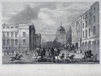 Finsbury Chapel, Blomfield Street, City of London, 1843-John Woods-Framed Giclee Print