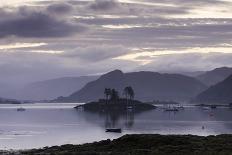 Dawn View of Plockton and Loch Carron Near the Kyle of Lochalsh in the Scottish Highlands-John Woodworth-Photographic Print