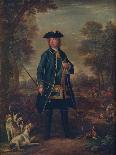 'Sir Robert Walpole wth Hounds', c18th century-John Wooton-Framed Giclee Print