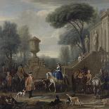 The Chestnut Arabian of Hampton Court, C.1726-John Wootton-Giclee Print