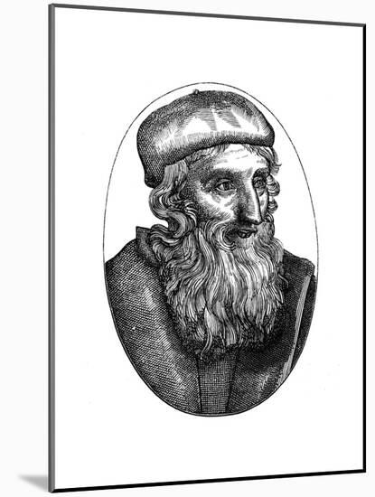 John Wycliffe, 14th Century English Religious Reformer, 16th Century-null-Mounted Giclee Print