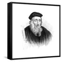 John Wycliffe, 14th Century English Theologian and Religious Reformer-null-Framed Stretched Canvas