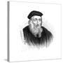 John Wycliffe, 14th Century English Theologian and Religious Reformer-null-Stretched Canvas