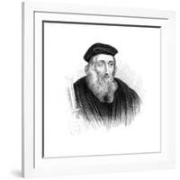 John Wycliffe, 14th Century English Theologian and Religious Reformer-null-Framed Giclee Print