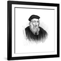 John Wycliffe, 14th Century English Theologian and Religious Reformer-null-Framed Giclee Print