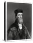 John Wycliffe, English Theologian, 19th Century-W Holl-Stretched Canvas