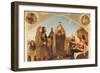 John Wycliffe Reading His Translation of the Bible to John of Gaunt-Ford Madox Brown-Framed Art Print