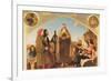 John Wycliffe Reading His Translation of the Bible to John of Gaunt-Ford Madox Brown-Framed Art Print