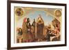 John Wycliffe Reading His Translation of the Bible to John of Gaunt-Ford Madox Brown-Framed Art Print