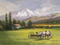 Harvest in the Rockies-John Zaccheo-Giclee Print