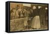 Johnnie-Lewis Wickes Hine-Framed Stretched Canvas